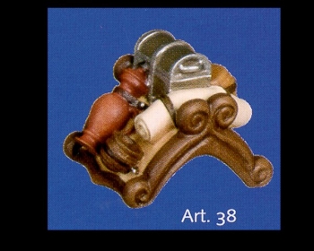 Elefantensattel zur ALRA-14 cm Figurengröße, NATUR Abb.nicht ver