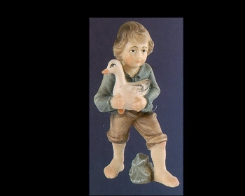Junge mit Ente zur ALRA-14-cm-Fig.-Gre, NATUR Abb.nicht verfg