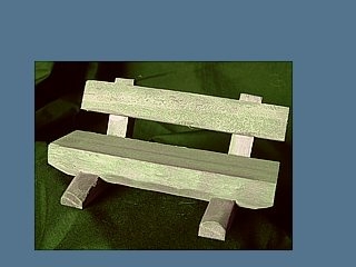 Holzbank, 10 cm breit, ca.6 cm tief
