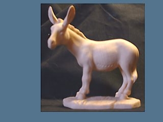 BERGLAND-Esel, zur 18 cm Figurengröße, NATUR