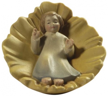Leokrippe: Jesukind lose mit Wiege