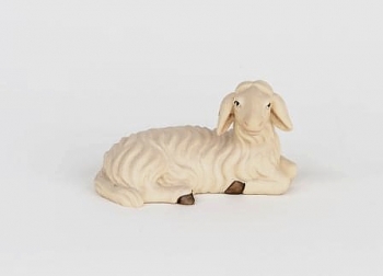 Schaf liegend zur ALRA-10 cm Figurengröße, color