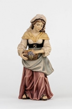 Hirtin mit Korb zur ALRA-14 cm Figurengröße, color