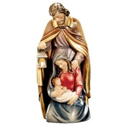 Blockkrippe/Heilige Familie, 15 cm, color