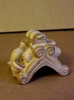 Elefantensattel zur ALRA-10 cm Figurengröße, 2-farbig-gebeizt