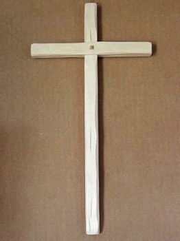 Holzkreuz, 46 cm, Naturholz