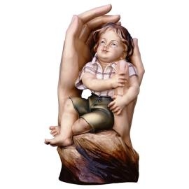 Schützende Hände mit Junge, 25 cm