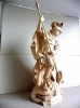 30 % NACHLASS! Heiliger Georg, Schutzpatron Holzfigur