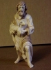 Hirte mit Schaf auf Arm zur ALRA-14 cm Figurengröße, 2-farbig 