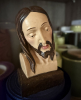 Jesus-Büste, 10 cm, handbemalt