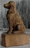 Setter, Lindenholz-Handarbeit, 20 cm, braun