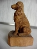 Setter, Lindenholz-Handarbeit, 20 cm, braun