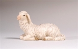 Kostnerkrippe: Schaf liegend, links schauend