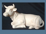 Abendrotkrippe: Ochs, zur 12 cm-Figurengröße