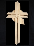 Besinnliches Kreuz, 20 cm, natur