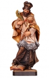 Heiliger  Nepomuk, Holzfigur, 30 cm, color