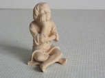 Mädchen zur ALRA-Krippe, 10 cm Figurengröße, NATUR