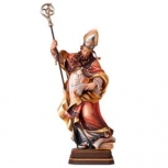 Heiliger Bonifatius,  Holzfigur, 42 cm color