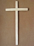 Holzkreuz, 22 cm, Naturholz