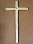 Holzkreuz, 46 cm, Naturholz