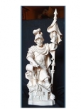 30 % NACHLASS! Heiliger Florian Miniatur, 6,5 cm, Naturholz