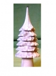 Tannenbaum, Naturholz, 12 cm 