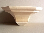  WANDKONSOLE, 24,5x20,5x11,5 cm, Natur
