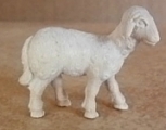 Lamm stehend zur ALRA-Krippe, 10 cm Figurengröße, NATUR 