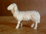 Schaf stehend zur ALRA-Krippe, 10 cm Figurengröße, NATUR 